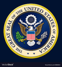 The Great Seal of the US Royalty Free Vector Image